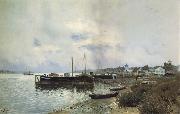 Levitan, Isaak, After the rain. Pljos